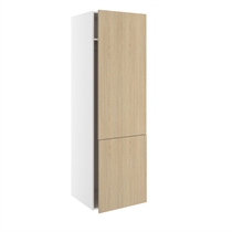 Kitchn Garderobeskab m/1 hylde og 1 bøjlestang med 2-delt låge H:1952 D:580 B:400