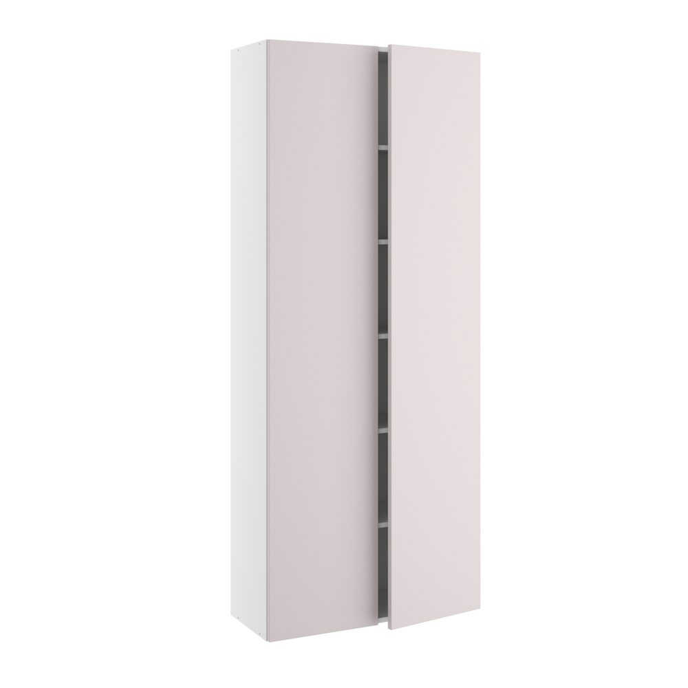 Kitchn 80 cm bredt højskab med 5 hylder