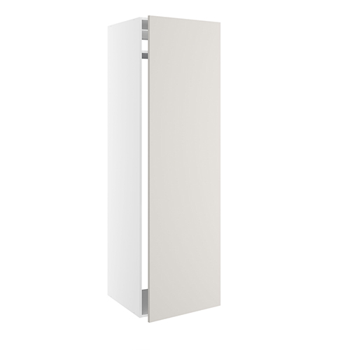 Højskab, t/integreret køl-frys med glideskinner, 1 låge, m/hængselsboring, 1 konstruktionshylde, u/bagbeklædning. H:2144 B:600 D:580