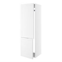 Kitchn Højskab til integreret køl/frys m/2 låger med hængselsboring uden bagbeklædning H:2144 D:580 B:600