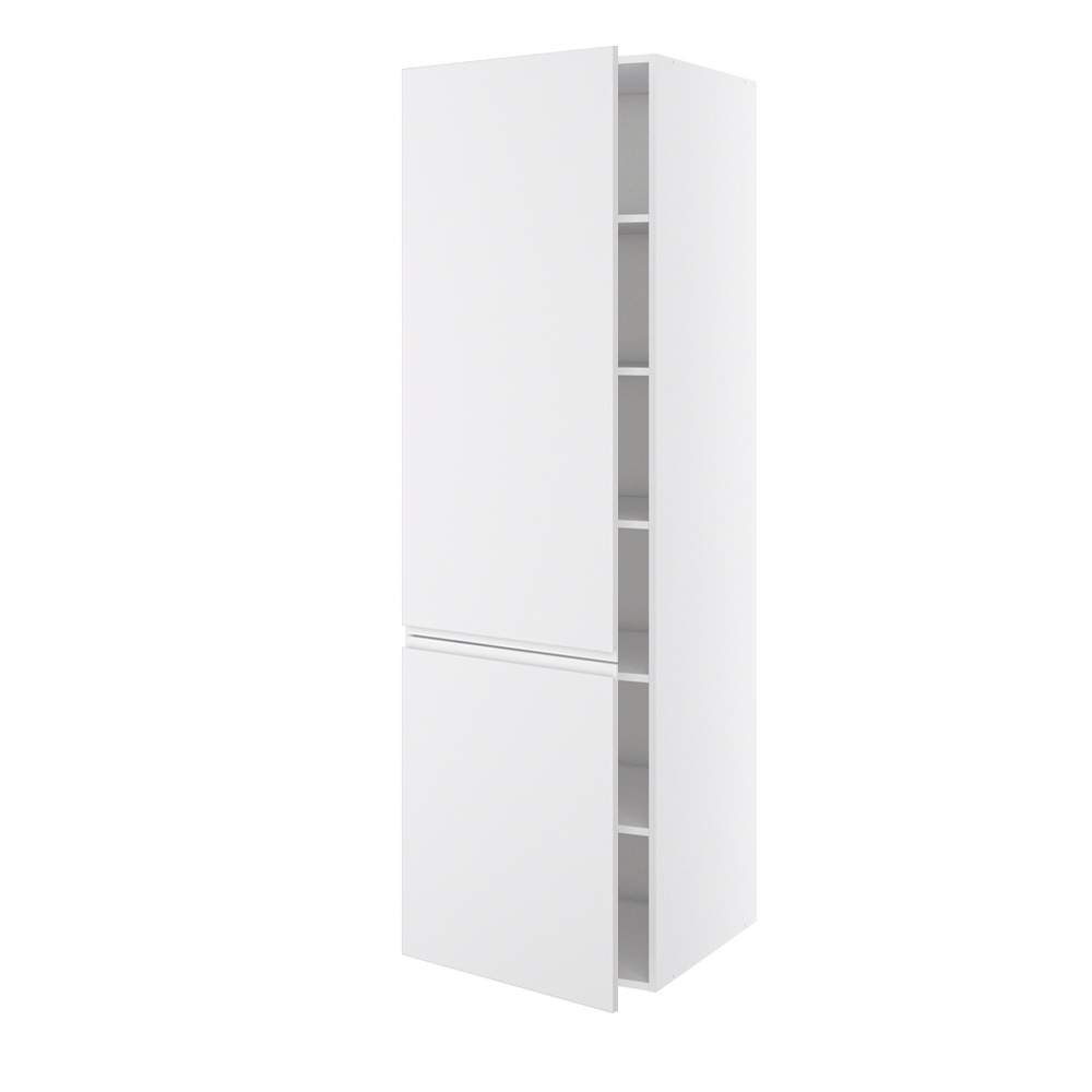 Kitchn Hyldeskab m/5 hylder med 2-delt låge H:1952 D:580 B:500