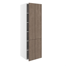 Kitchn Hyldeskab m/5 hylder med 2-delt låge H:1952 D:580 B:400