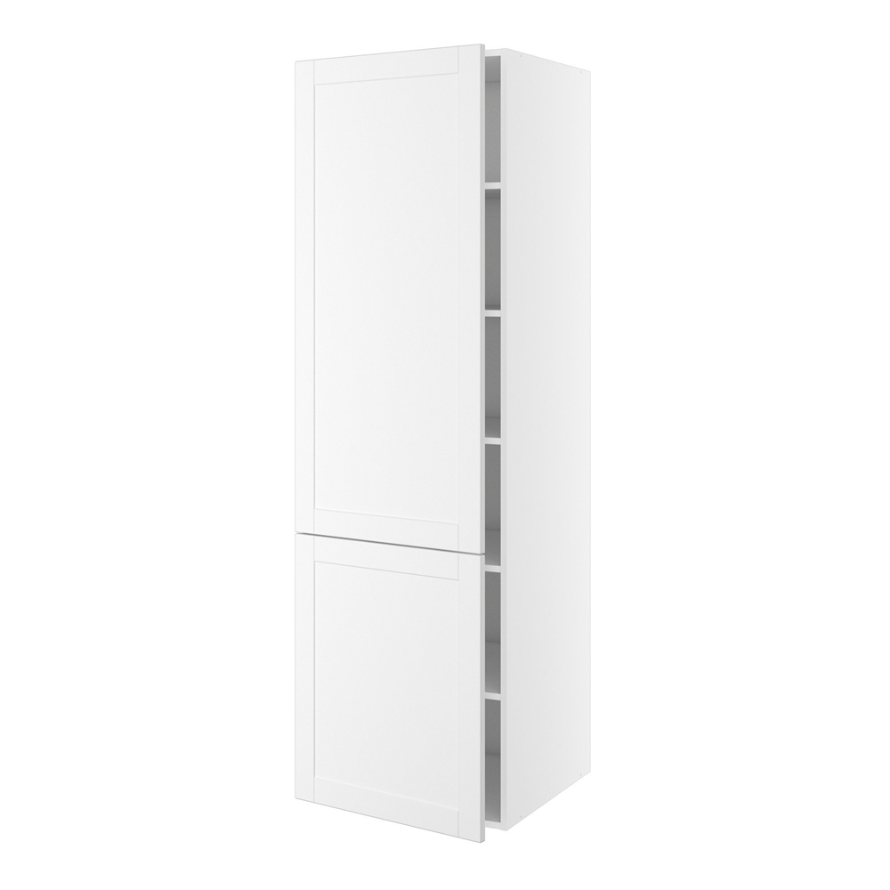 Kitchn Hyldeskab m/5 hylder med 2-delt låge H:1952 D:580 B:500