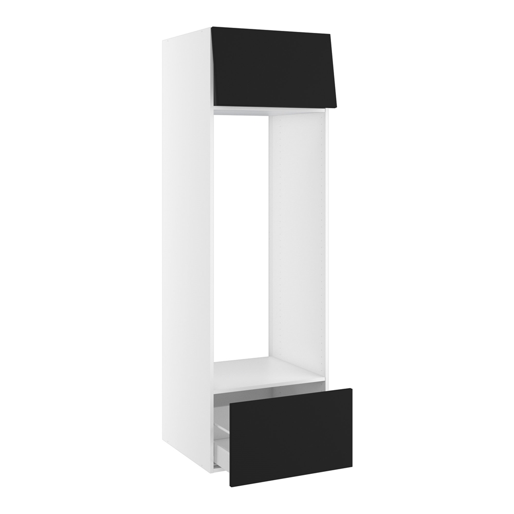 Kitchn Højskab til køl nichemål 1232x567 mm. Toplåge H:348 og skuffe H:348 H:1952 D:580 B:600