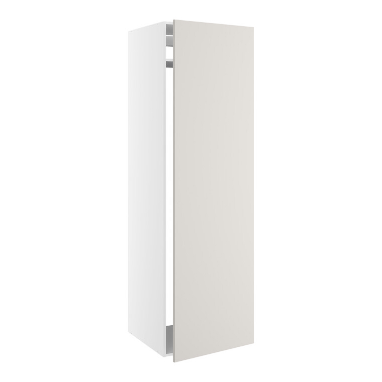 Højskab, t/integreret køl med fladhængsler, 1 låge, u/hængselsboring, 1 konstruktionshylde, u/bagbeklædning. H:1952 B:600 D:580