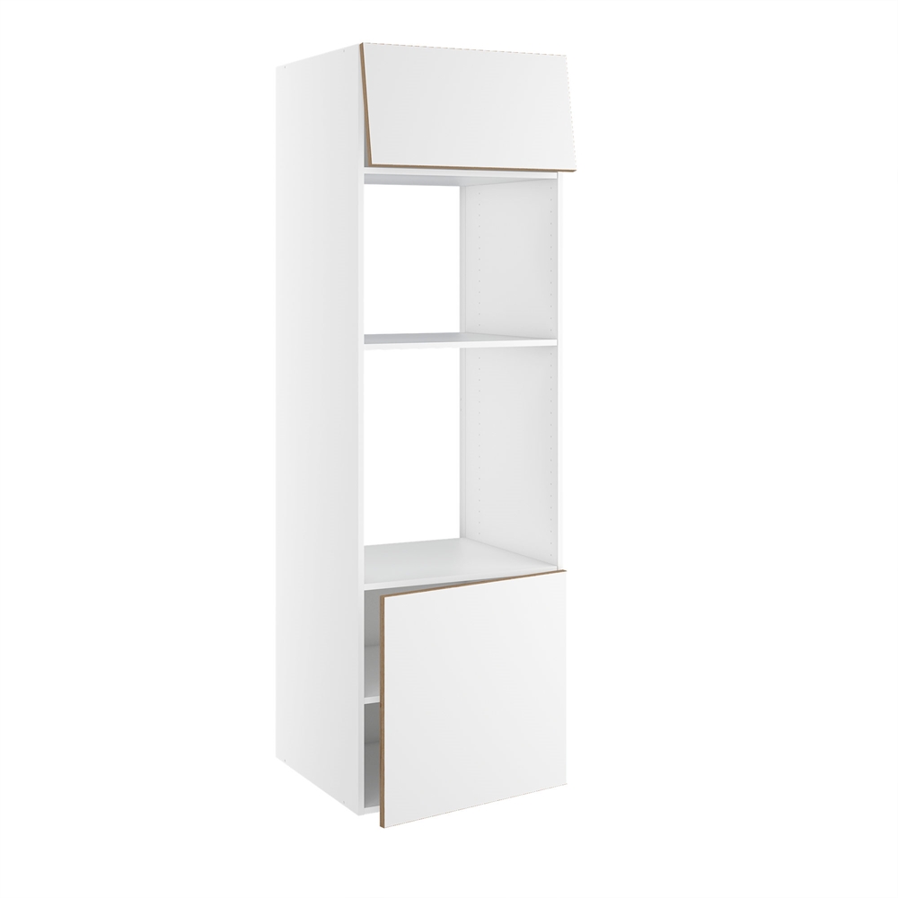 Højskab til ovn/micro nichemål 1039x567 mm. Toplåge H:316 og låge H:572 H:1952 D:580 B:600