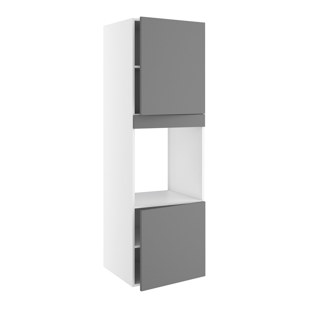 Kitchn Højskab til ovn/micro nichemål 656x567 mm. m/2 låger H:572 og 700 samt blændstykke H:1952 D:580 B:600