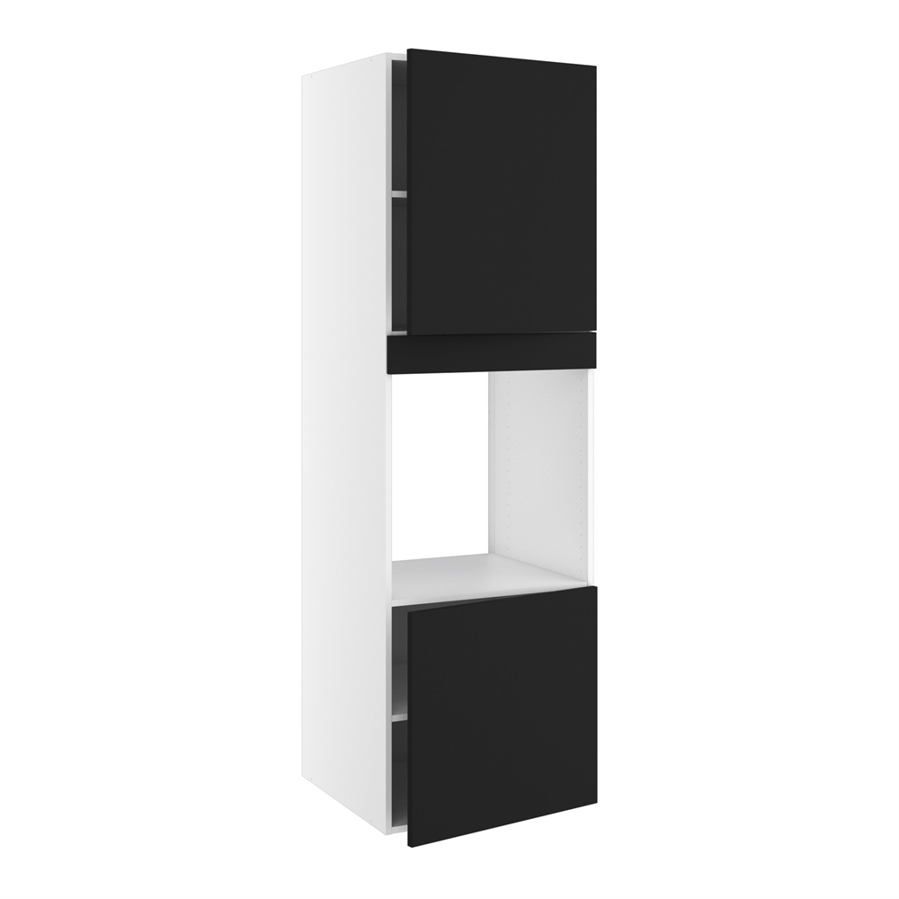 Kitchn Højskab til ovn/micro nichemål 656x567 mm. m/2 låger H:572 og 700 samt blændstykke H:1952 D:580 B:600