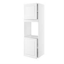 Kitchn Højskab, t/ovn og micro, 700mm låge, 572mm låge øverst, blændstykke 64mm, hul: 656mm. H:1952 B:600 D:580
