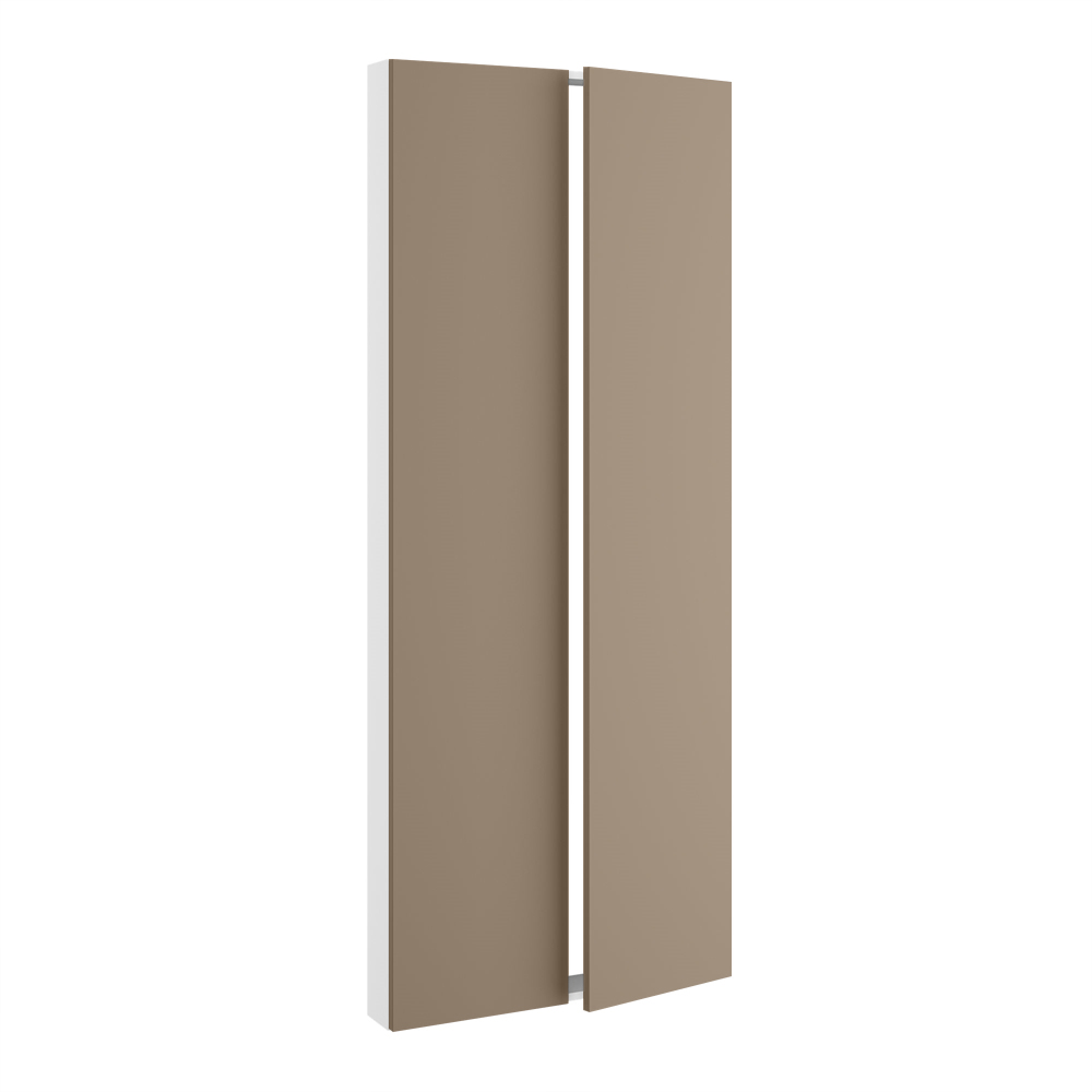 Installationsramme, m/dobbelt låger (leveres usamlet). H:2144 B:800 D:123