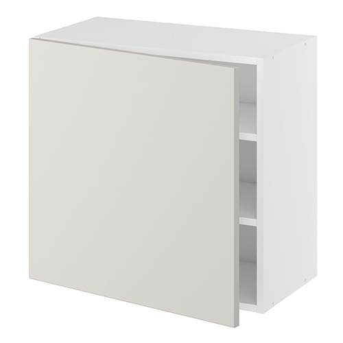 Overskab, 1 låge, 2 hylder. H:576 B:300 D:320