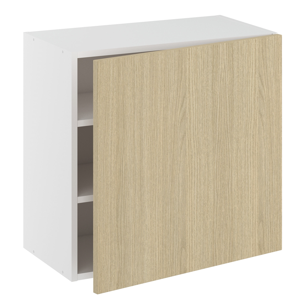 Overskab, 1 låge, 2 hylder. H:576 B:600 D:320