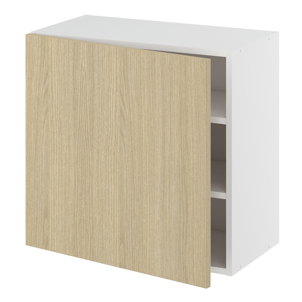 Overskab, 1 låge, 2 hylder. H:576 B:500 D:320