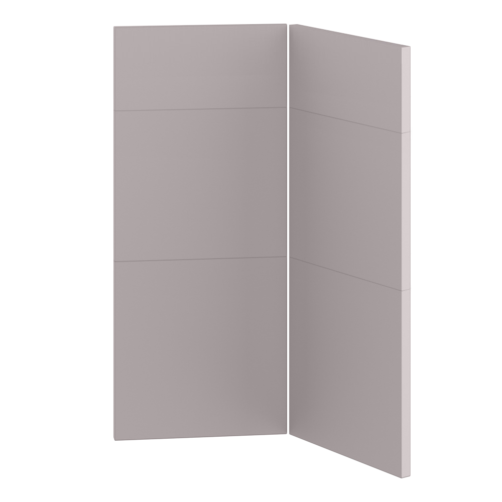 Kitchn Knæklåge 3-delt samlet Passer til U9090 H: 70 cm B: 29,6 cm