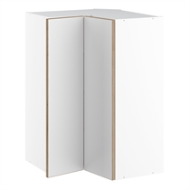 Kitchn Vinkeloverskab m/3 hylder Låger:256. H:896 D:320 B:600