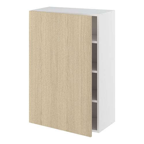 Overskab, 1 låge, 3 hylder. H:896 B:600 D:320