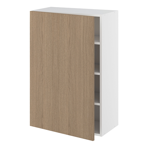 Overskab, 1 låge, 3 hylder. H:896 B:600 D:320