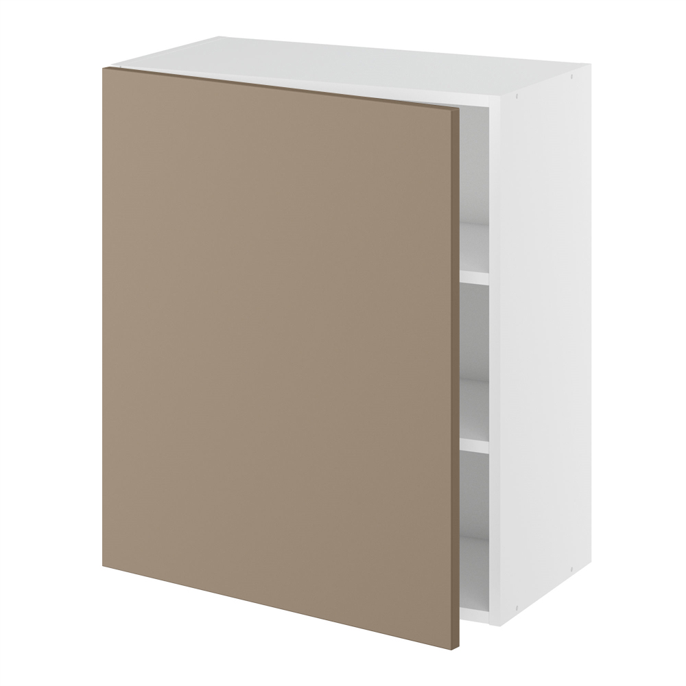 Overskab, 1 låge, 2 hylder. H:704 B:300 D:320