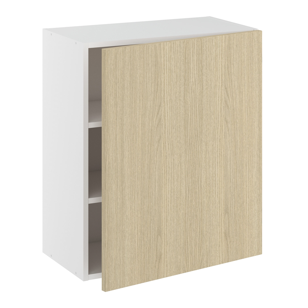 Overskab, 1 låge, 2 hylder. H:704 B:300 D:320