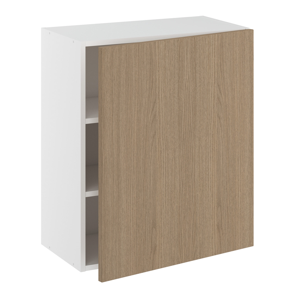 Overskab, 1 låge, 2 hylder. H:704 B:300 D:320