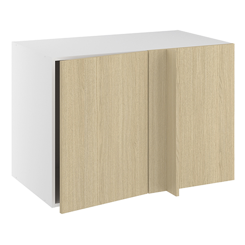 Hjørneindstiksskab, 496mm låge, blændplade, m/ 1/2 karrusel (min. 1150mm fra væg). H:704 B:1000 D:580