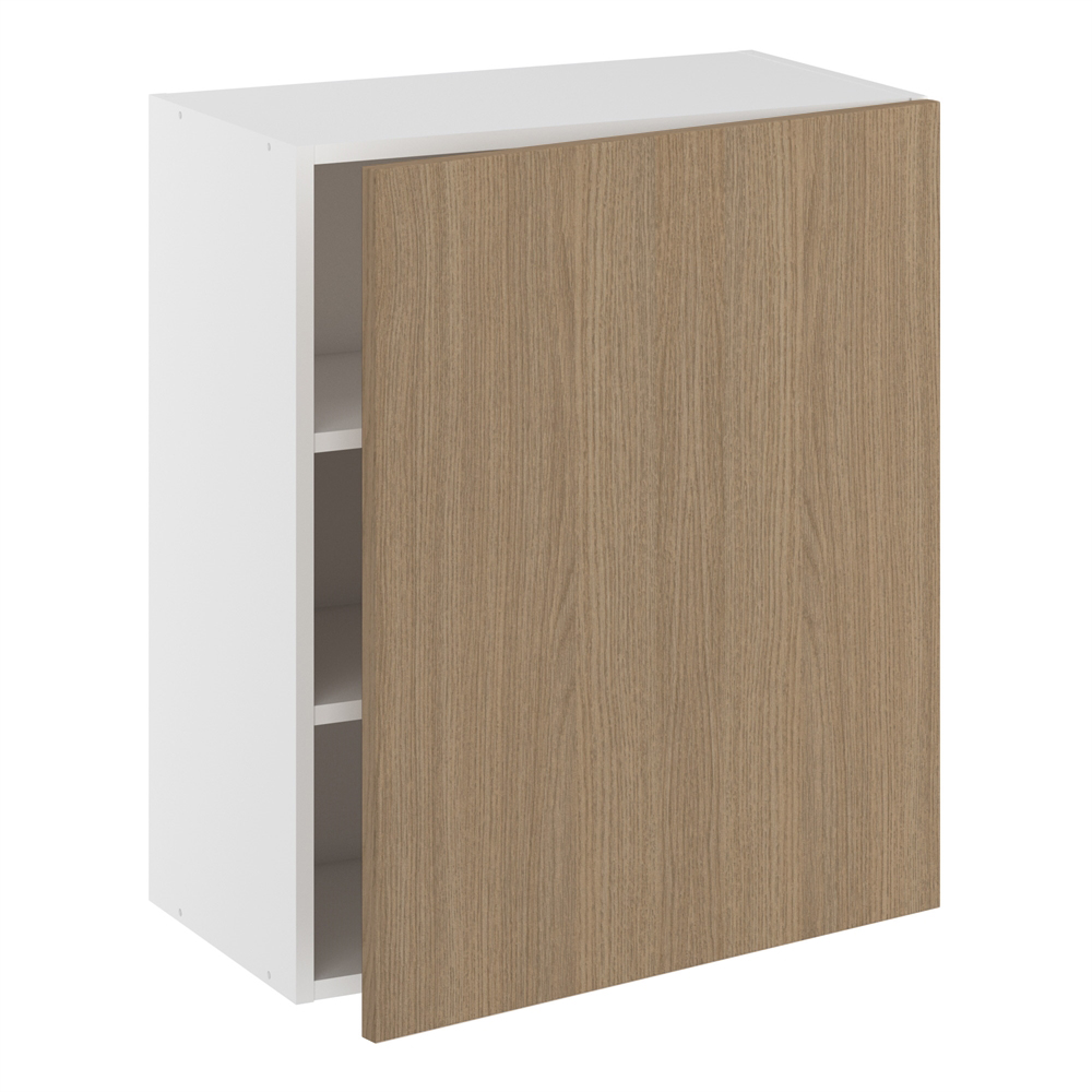 Underskab, halv dybde, 1 låge, 2 hylder. H:704 B:500 D:320