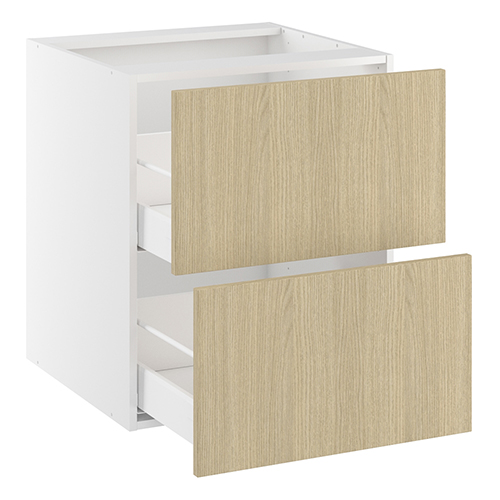 Underskab, 2 skuffer. H:704 B:500 D:580