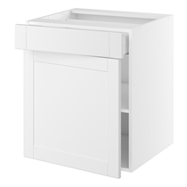 Kitchn Hyldeskab m/1 skuffe og 1 hylde H:704 D:580 B:400