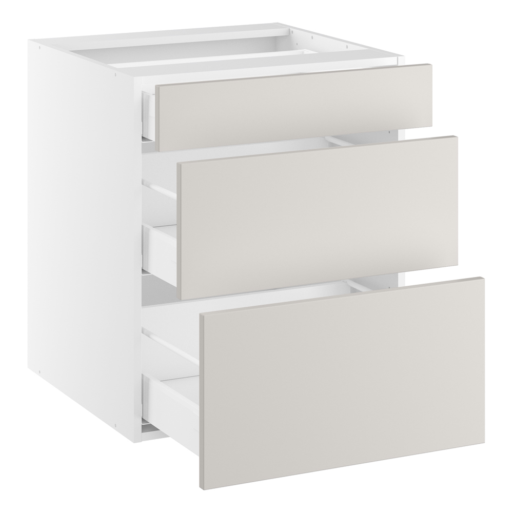 Underskab, 3 skuffer. H:704 B:400 D:580