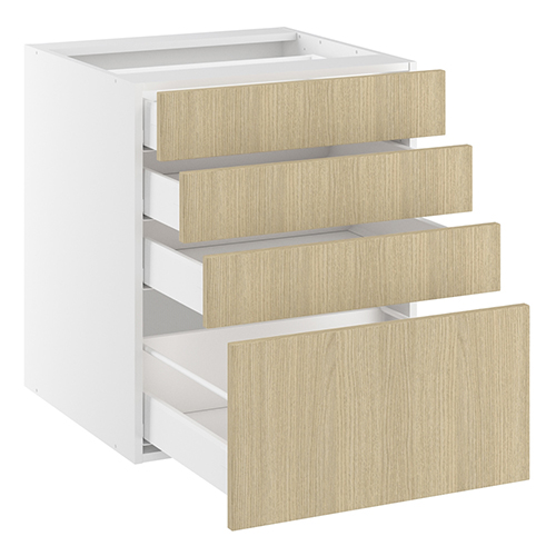 Underskab, 4 skuffer. H:704 B:400 D:580