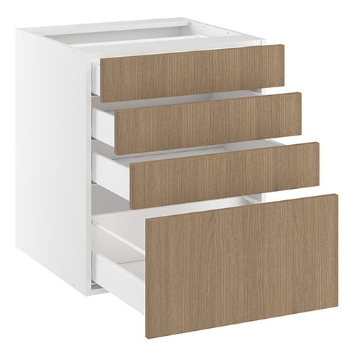 Underskab, 4 skuffer. H:704 B:400 D:580