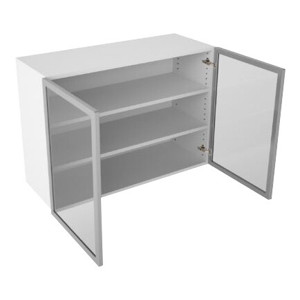 Kitchn Vitrineskab 2 hylder og 2 låger H:704 D:320 B:800