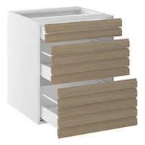 Underskab, Washington, 3 skuffer. H:704 B:1000 D:580