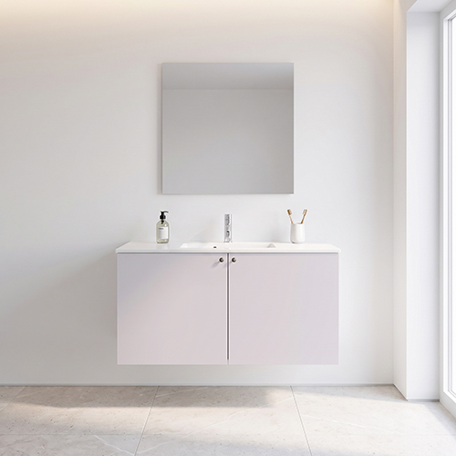 Phoenix cashmere 100 cm badsæt med 2 låger