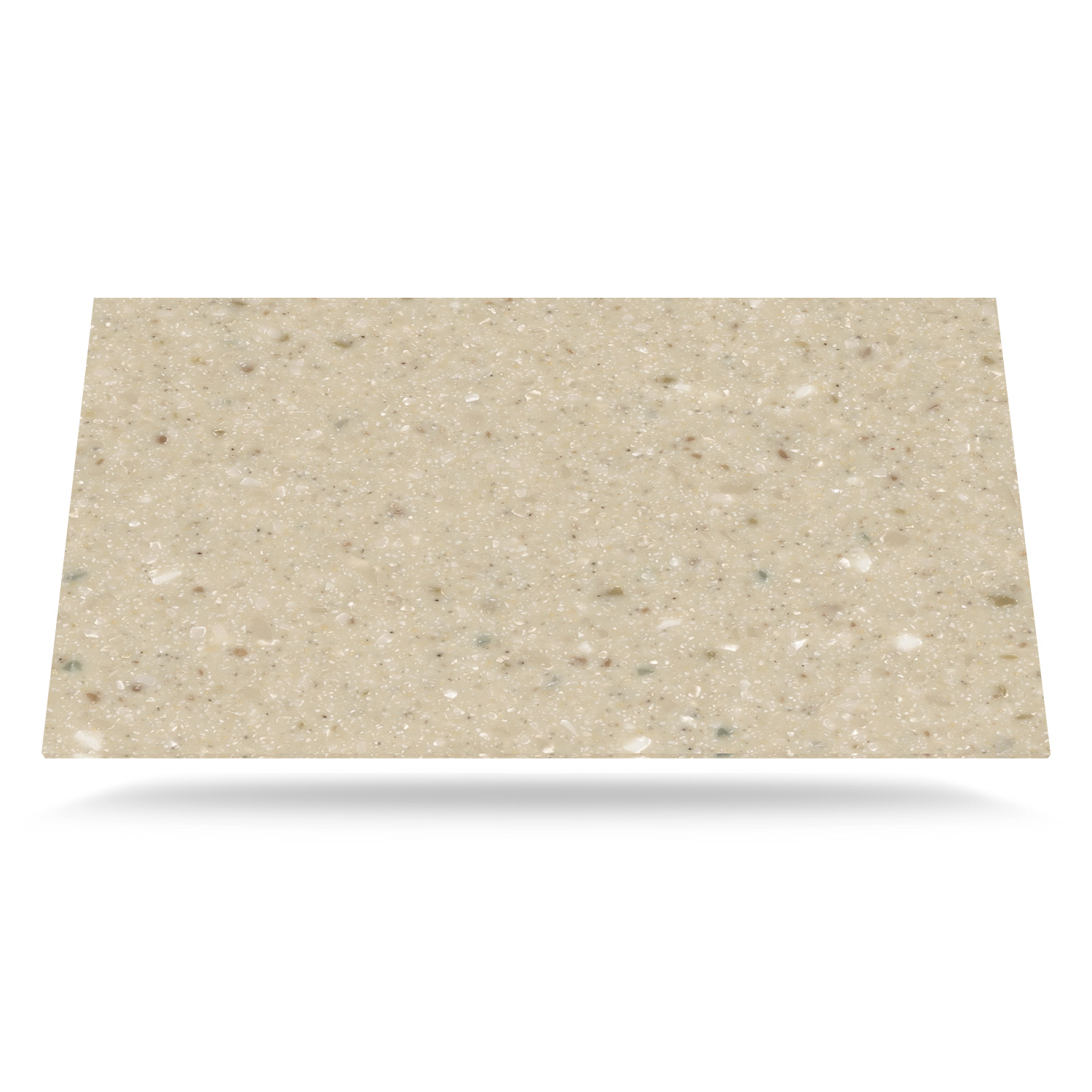 Beige Fieldstone Corian bordplade på mål