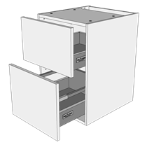 Multi-Living Bad skuffeskab i Wien H: 57,6 cm D: 44,5 cm - Metalforsag - Bredde: 100 cm