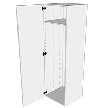 Multi-Living Højskab tomt H: 195,2 cm D: 60,0 cm - 1 låge