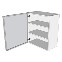 Multi-Living Køkken vitrineskab i Wien overskab H: 70,4 cm D: 34,0 cm - Låge med klart glas inklusiv 2 hylder - Bredde: 40 cm