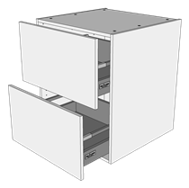 Multi-Living Køkken skuffeskab i Wien H: 70,4 cm D: 60,0 cm  - 2 skuffer fuldudtræk/softluk - Bredde: 40 cm