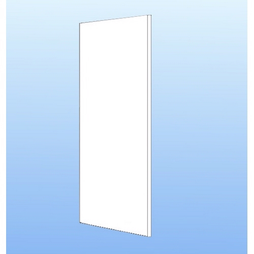 Multi-Living Hvid Eg Melamin Integrerbar skabsgavl 214.4x58cm